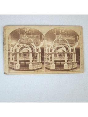 Antique 1884 New Orleans Exposition Stereoview #283 California Section G&S RARE